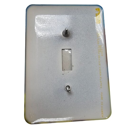 Underwater Life Single Light Switch Cover Plate Ocean Coral Reef Design - Picture 4 of 6